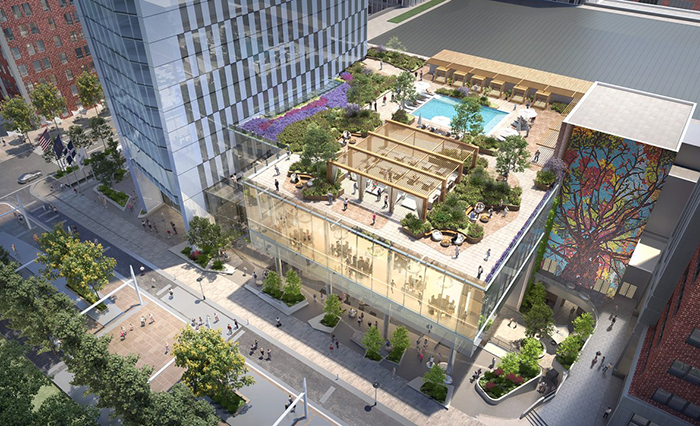 Indiana Convention Center expansion and Signa by Hilton Hotel