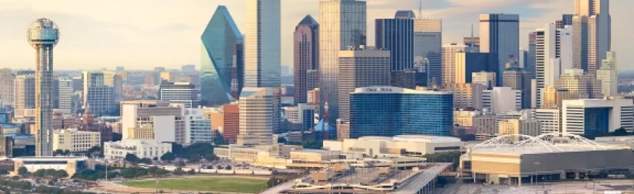 Dallas skyline goes blue in show of support for Israel