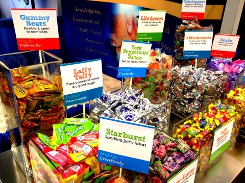 Live Marketing Candy Booth